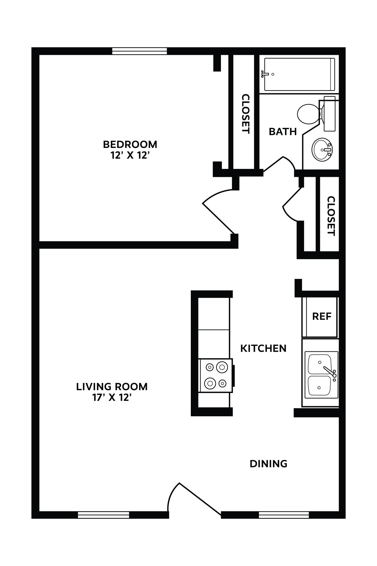 Charleston Apartment: 1545-1551 Sam Rittenburg Blvd