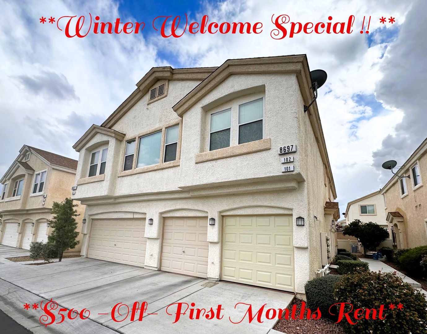 Las Vegas Townhome: 8697 Roping Rodeo #101