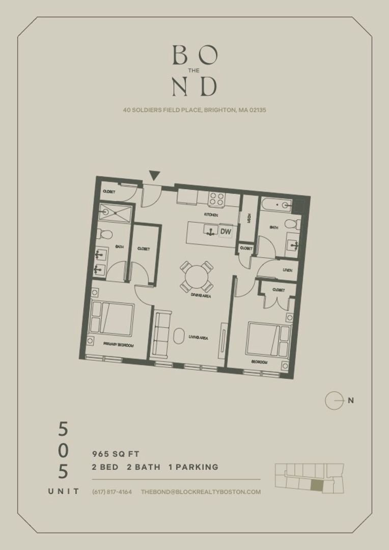 Brighton Apartment: 40 Soldiers Field Place