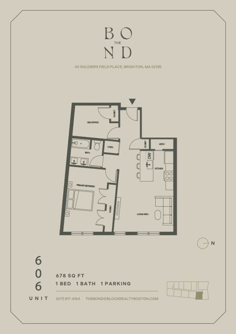 Brighton Apartment: 40 Soldiers Field Place