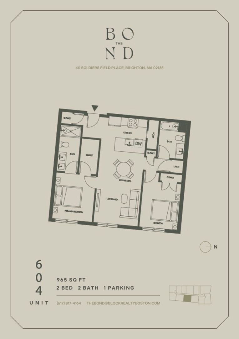 Brighton Apartment: 40 Soldiers Field Place