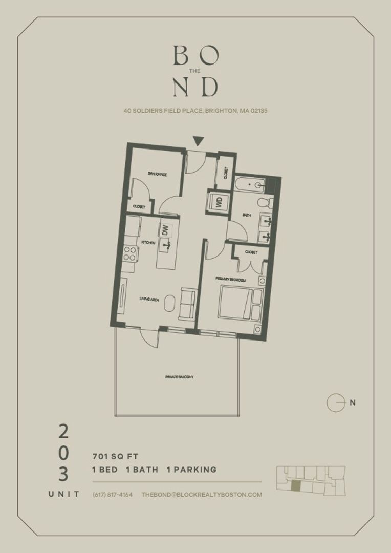 Brighton Apartment: 40 Soldiers Field Place