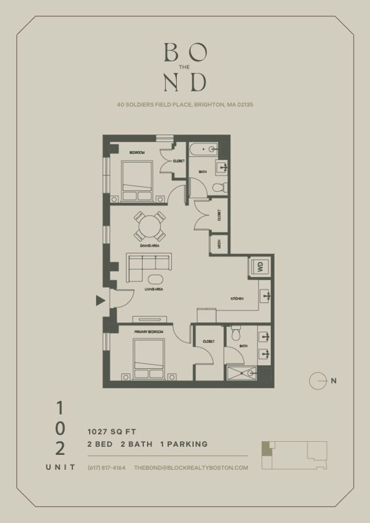 Brighton Apartment: 40 Soldiers Field Place