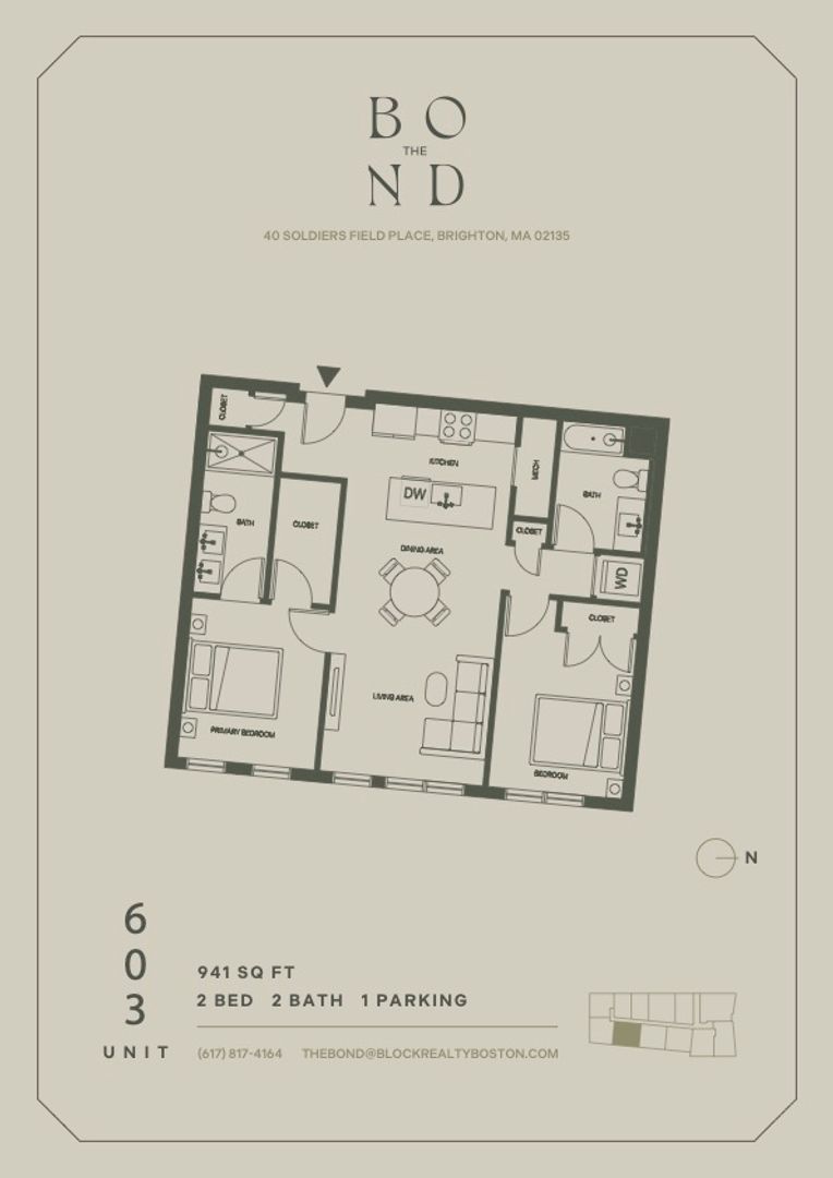 Brighton Apartment: 40 Soldiers Field Place