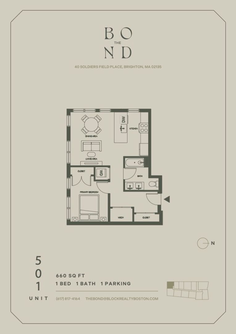 Brighton Apartment: 40 Soldiers Field Place