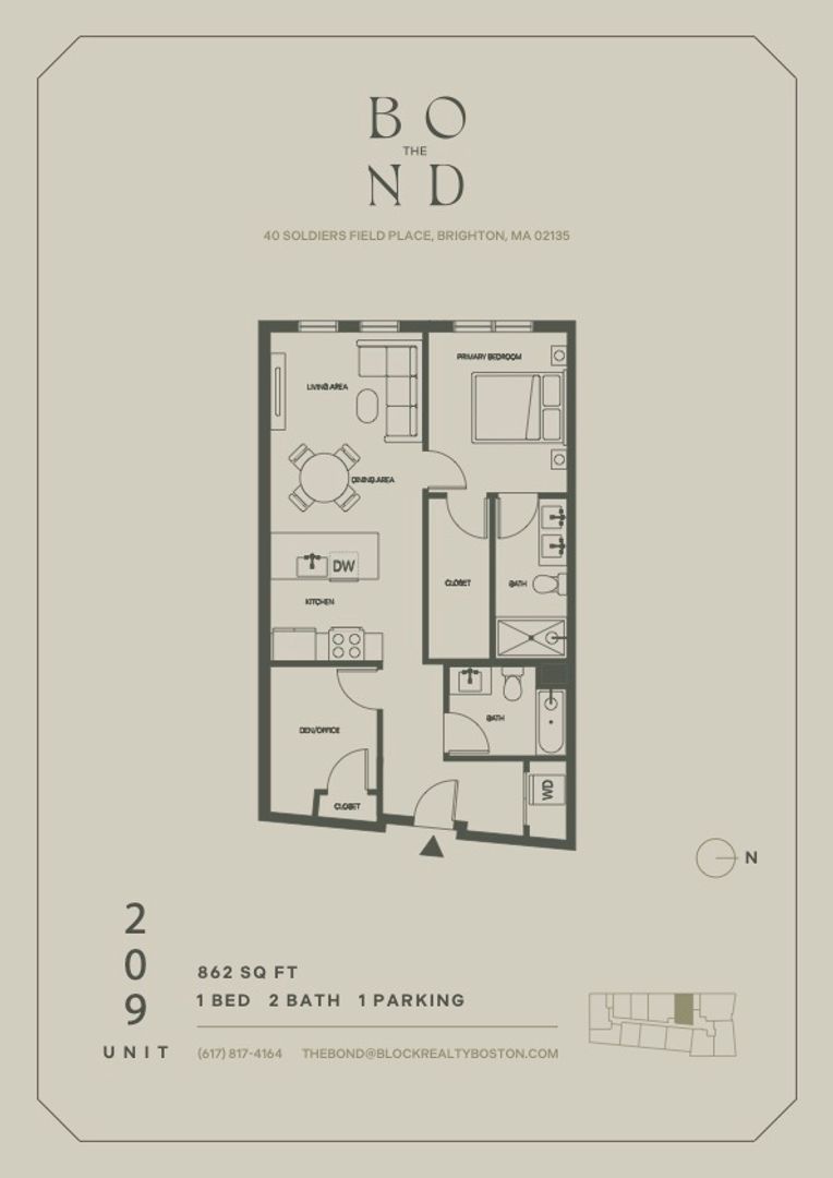 Brighton Apartment: 40 Soldiers Field Place