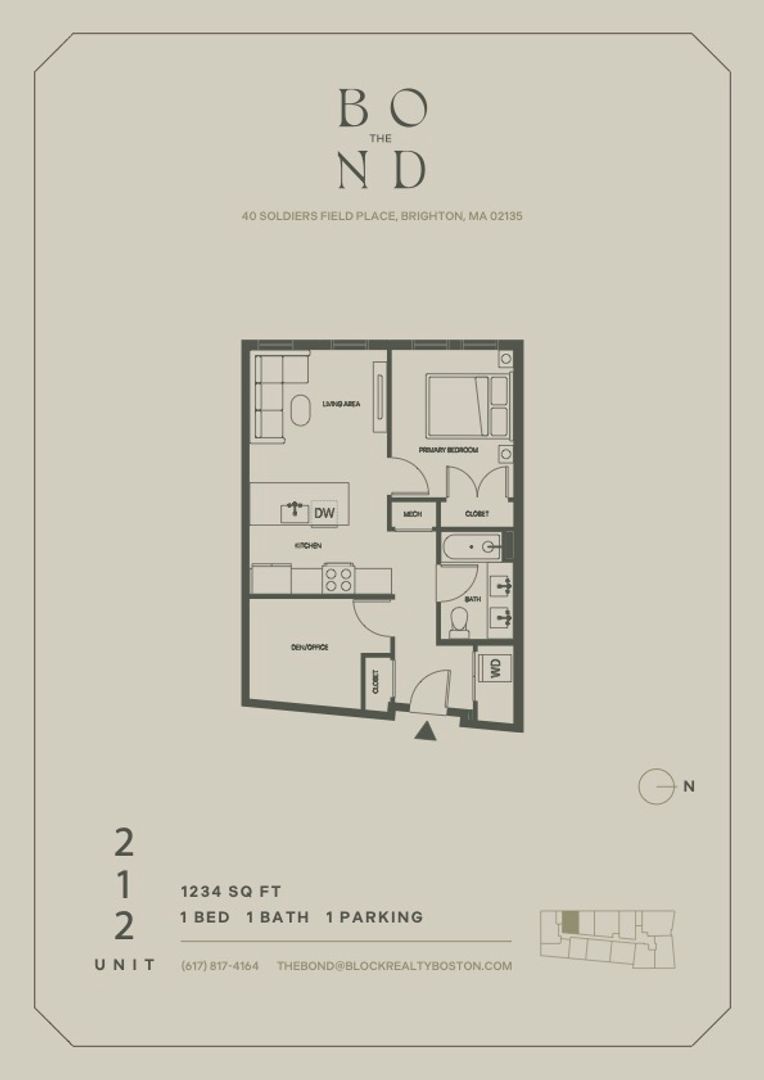 Brighton Apartment: 40 Soldiers Field Place