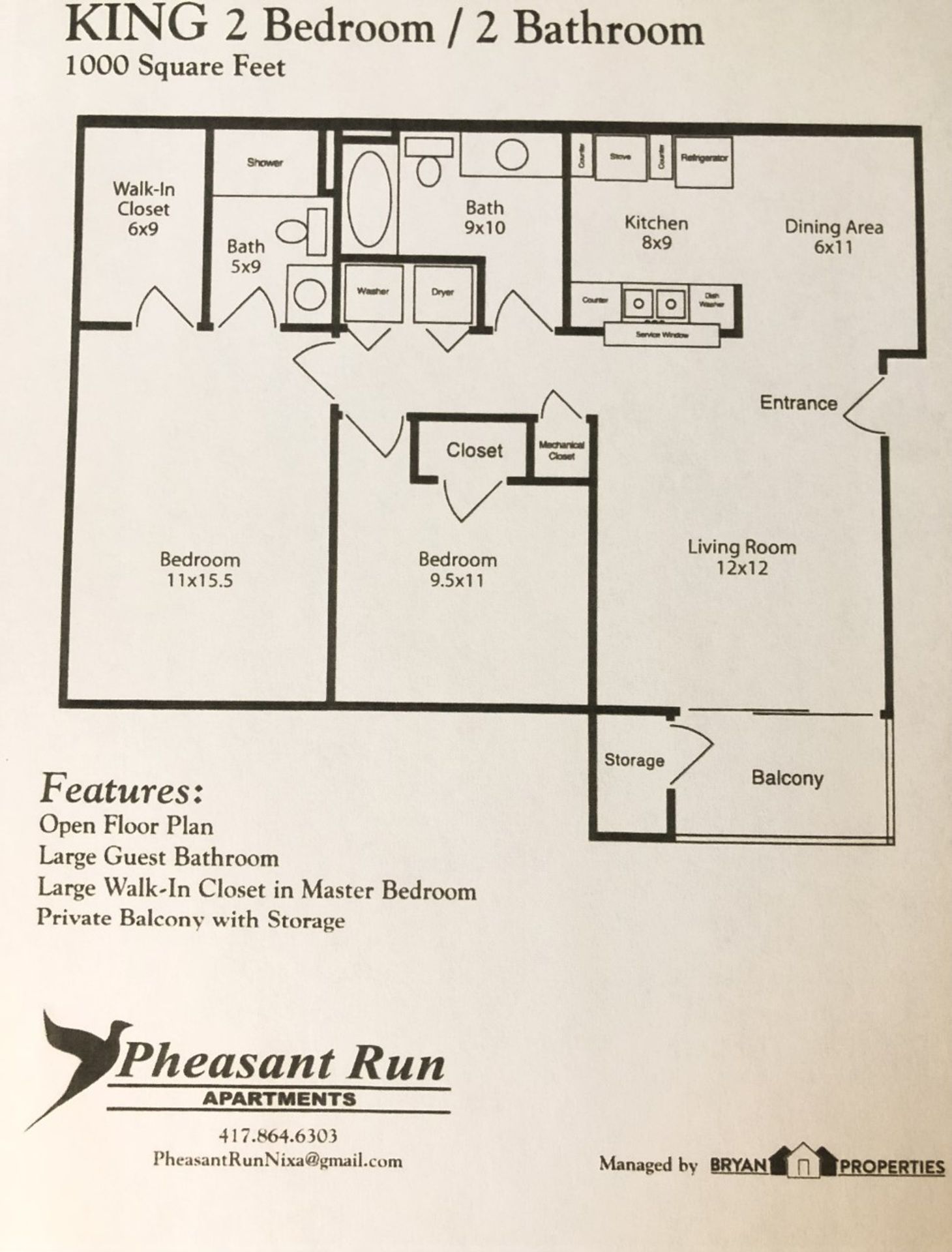 Nixa Apartment: 1016 N Pheasant Run