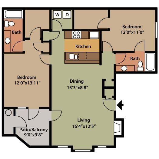 Greensboro Apartment: 4480 Platinum Drive