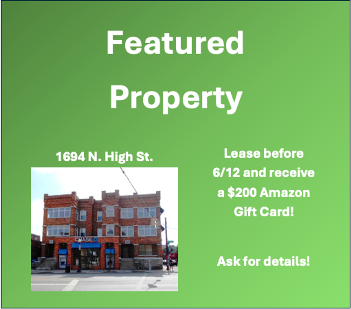Columbus Apartment: 1694 - 1702 N. High St.