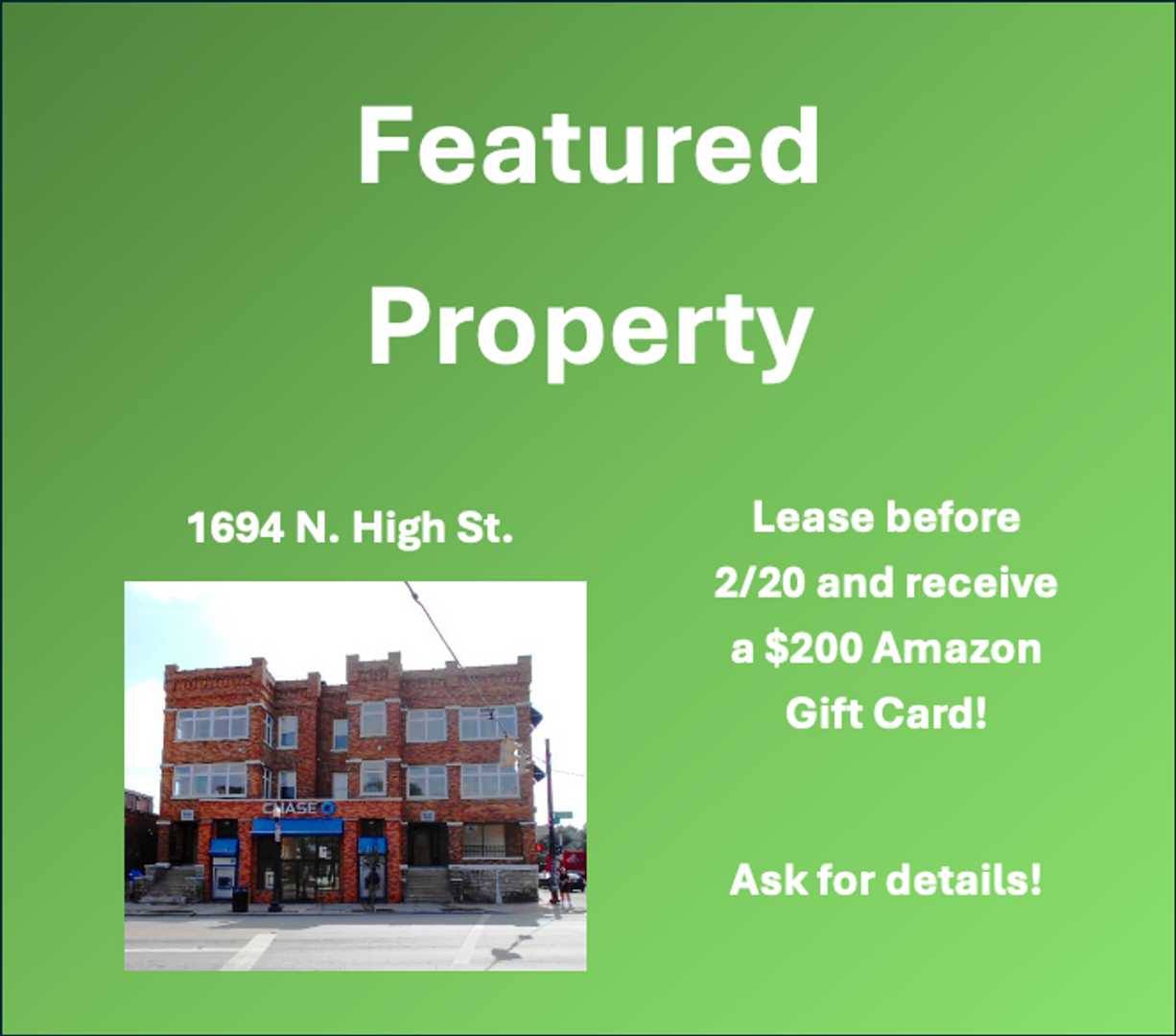 Columbus Apartment: 1694 - 1702 N. High St.