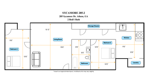 Quiet Forested 2 Bedroom Apartment – photo 1