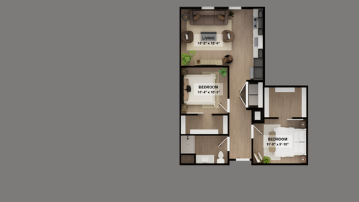 New Stunning 2-Bedroom Apartment! - 2A – photo 1
