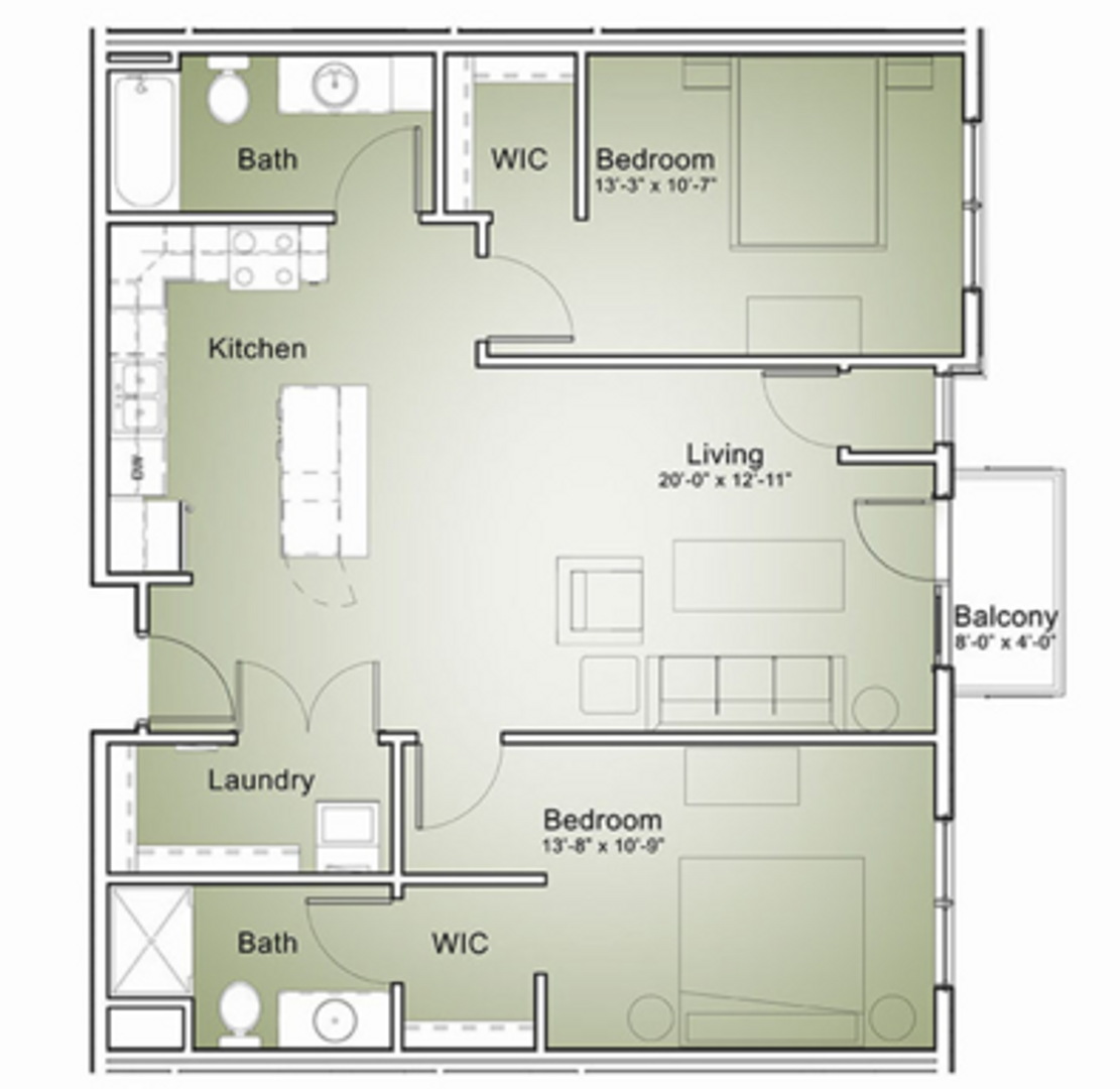 Mankato Apartment: 1050 Marsh Street