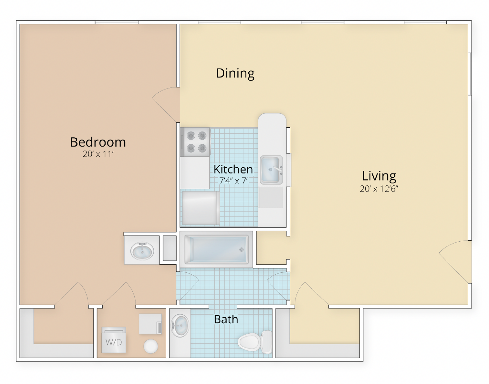 Laurel Apartment: 525-695 Main Street