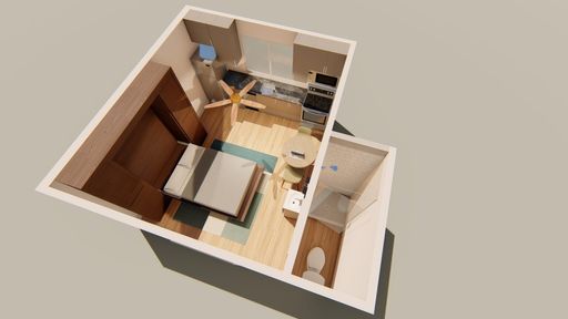 Cute bedroom across the street from UT Engineering school – photo 1