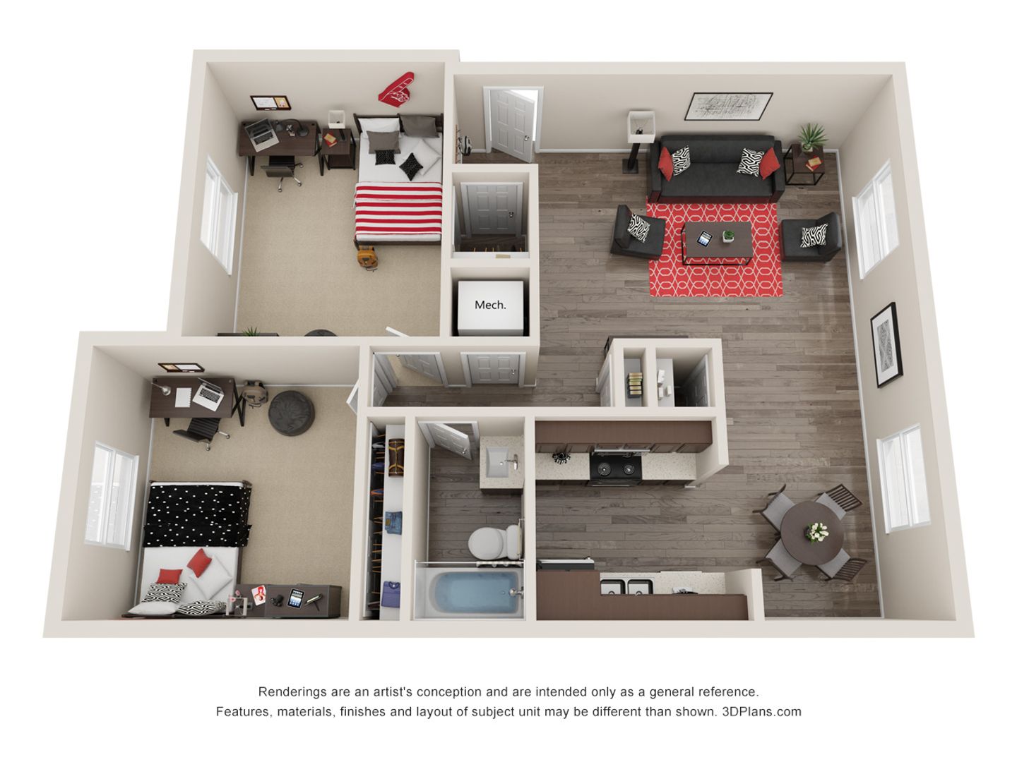 Champaign Apartment: 1862 Valley Rd