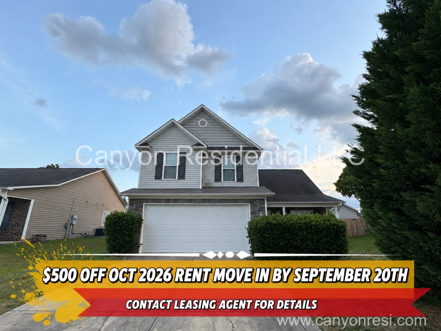Fayetteville House: 2024 Gray Goose Loop