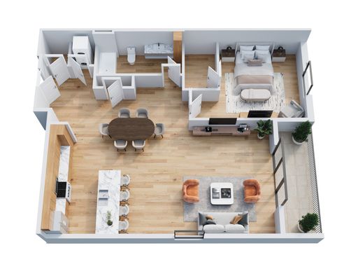 The Jasper 1B/1B 2nd Floor, Street view, corner – photo 1