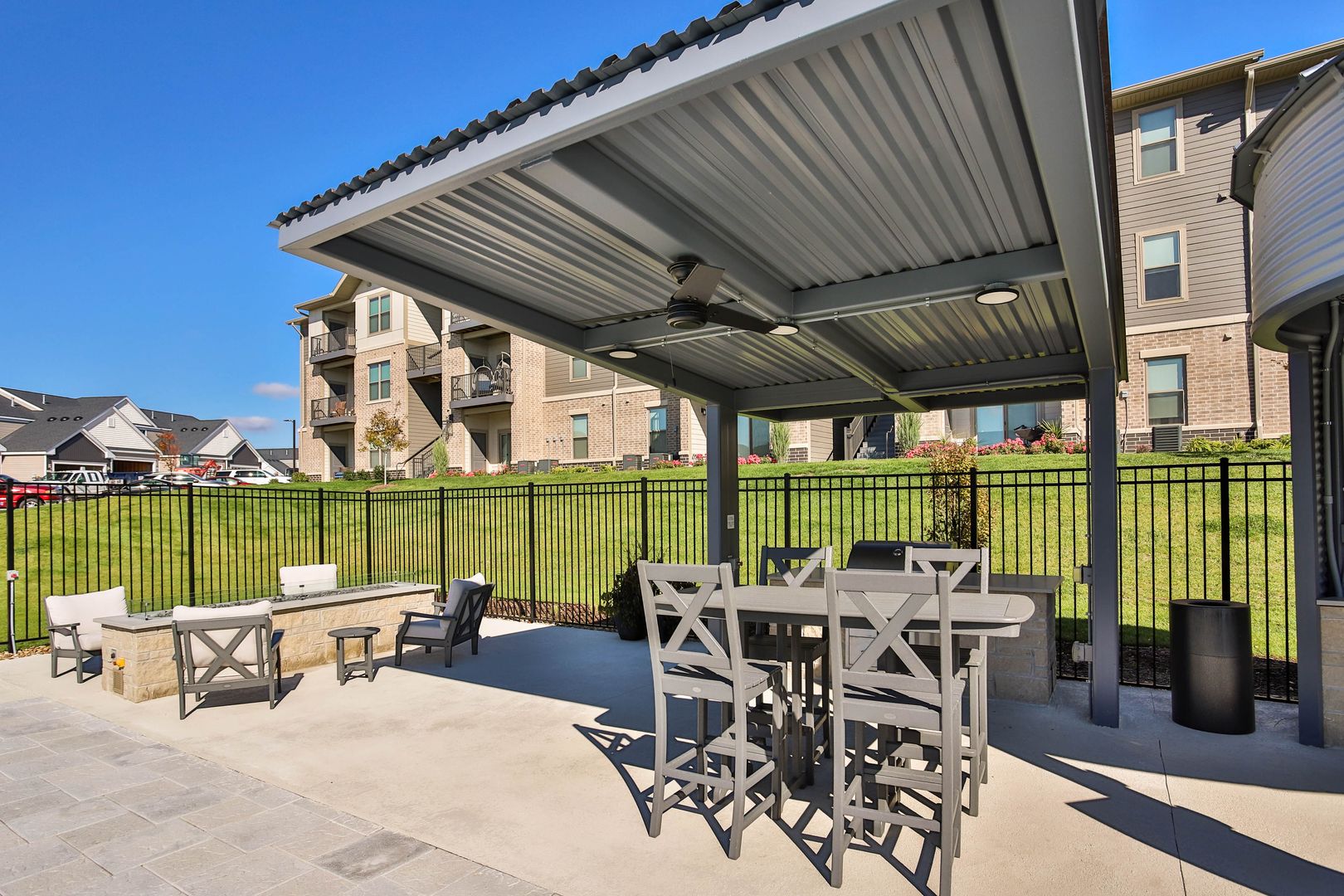 Grill area at Villas on the Prairie (1 of 8)