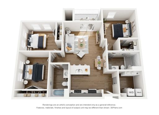 3B/2B - 3rd Floor – photo 1