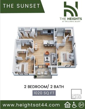 The Sunset 2B/2B 2nd floor
