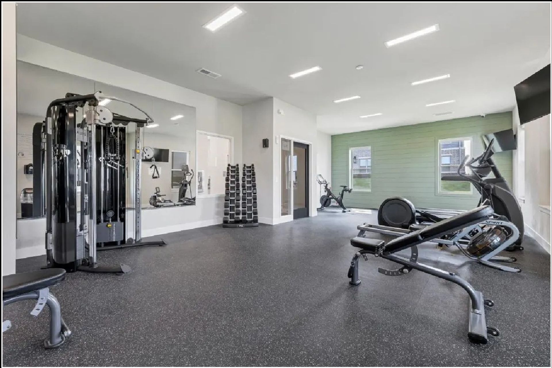 Gym at The Prairie Luxury Apartments (2 of 2)