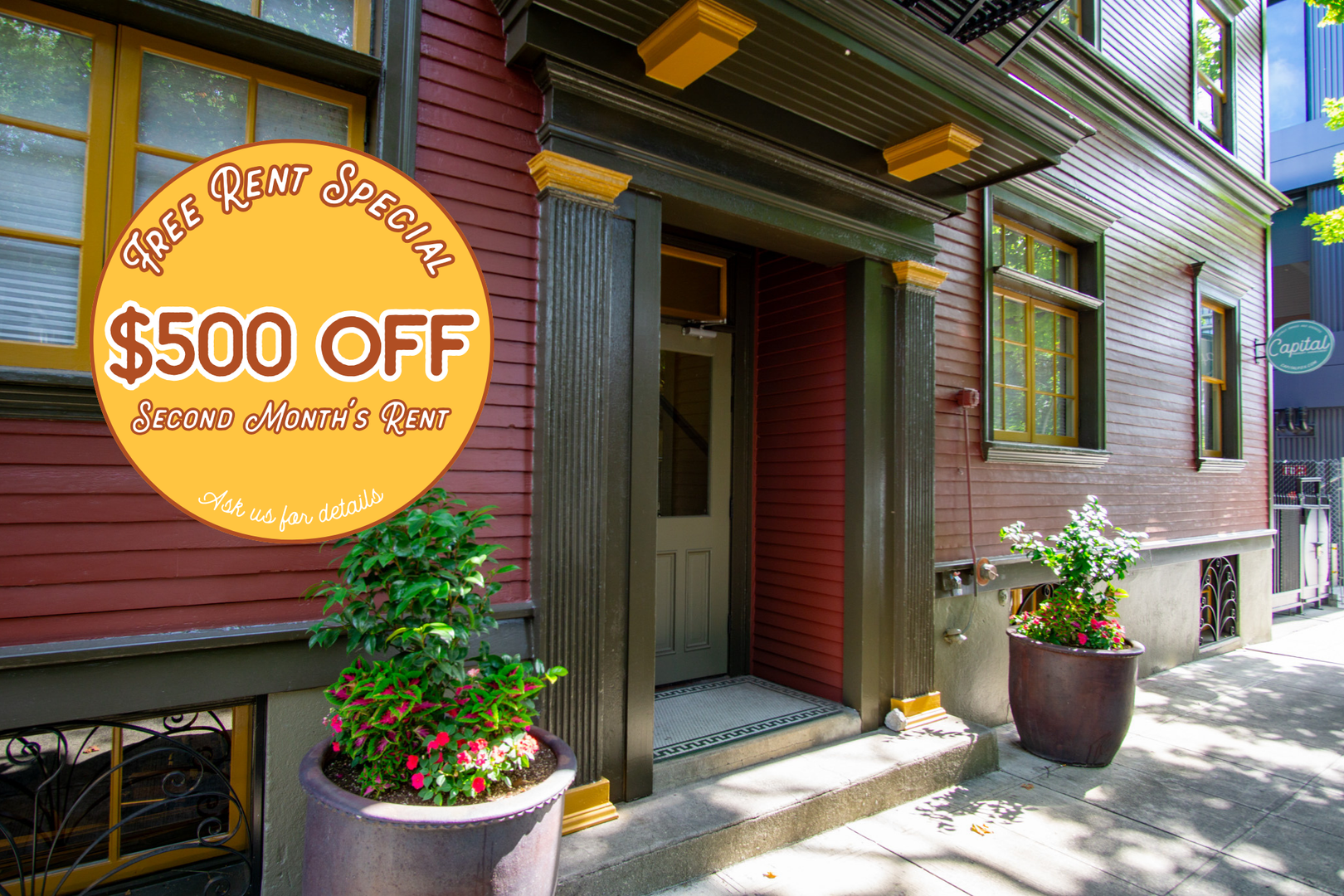 Portland Apartment: 1834 SW 5th Ave  #202