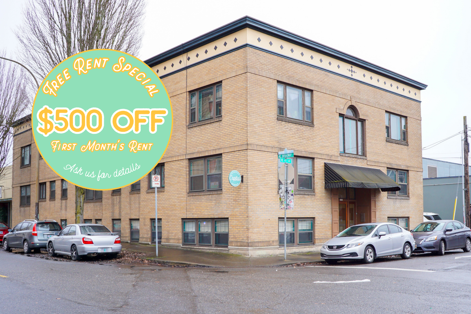 Portland Apartment: 1634 NE 41st Ave #8