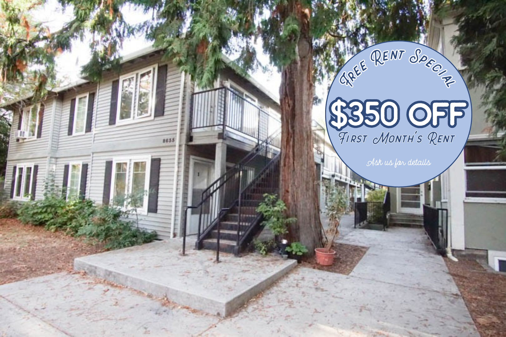 Portland Apartment: 8635 N. Leonard St. #2