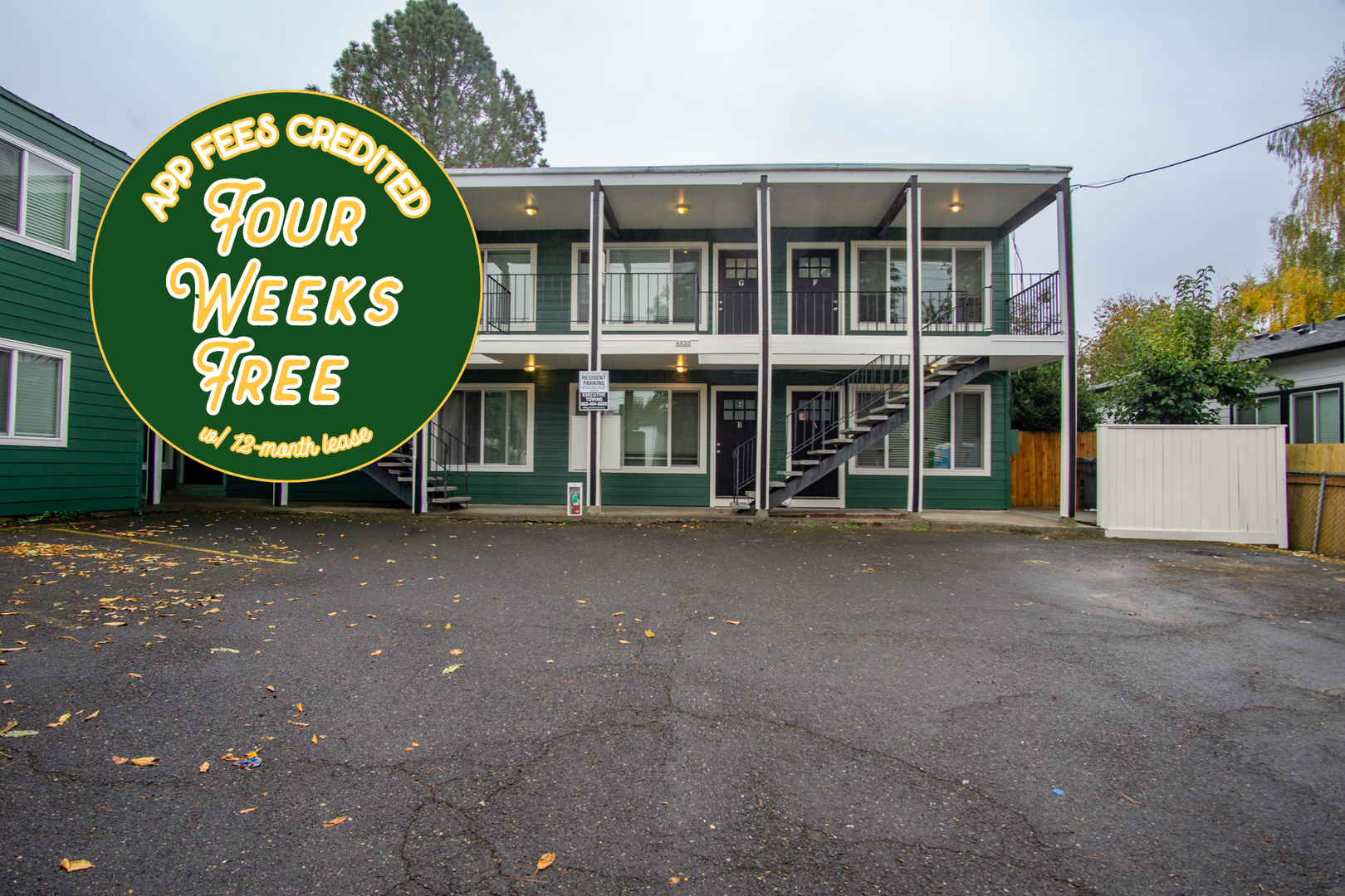 Portland Apartment: 4030 SE Holgate Blvd #J