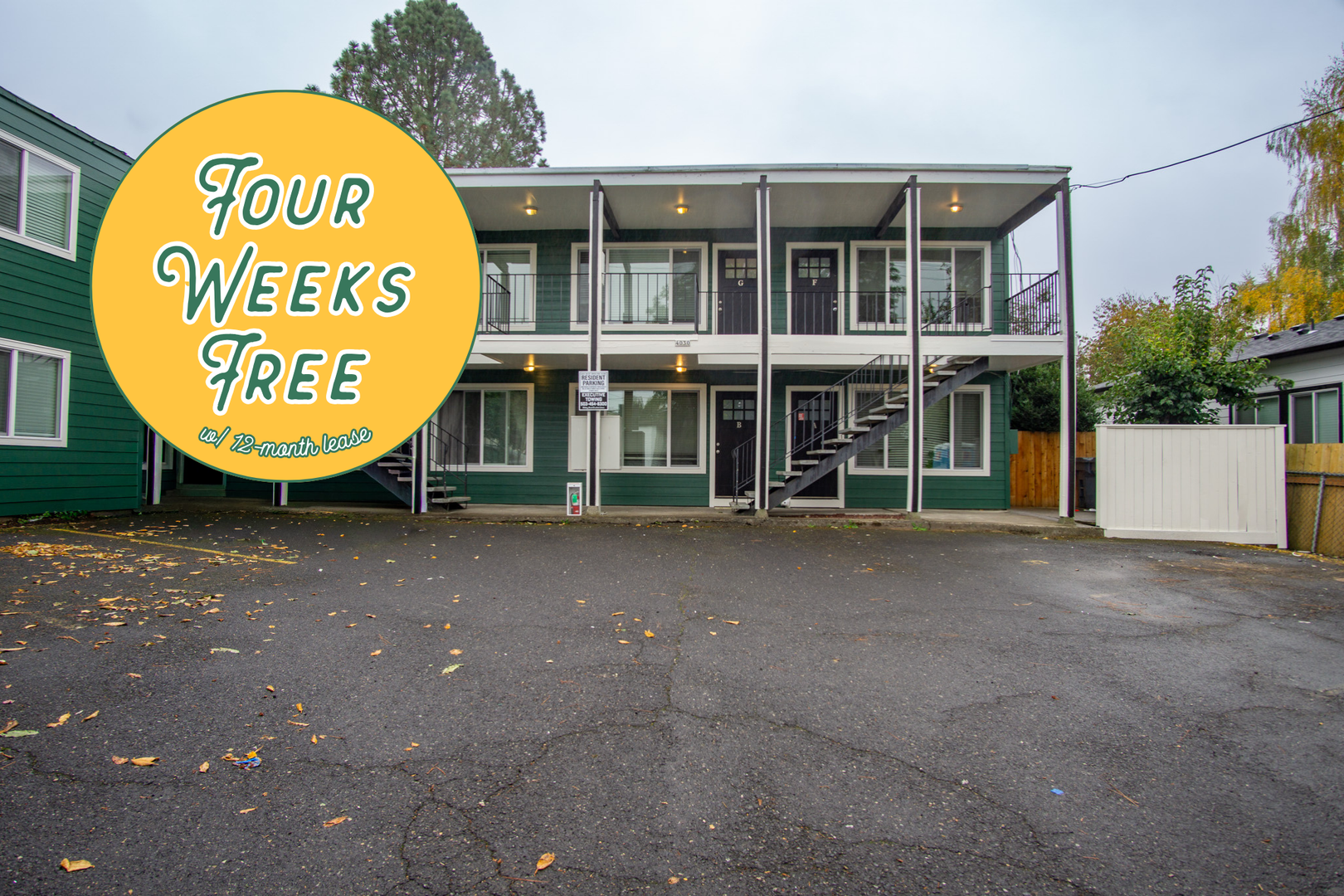 Portland Apartment: 4030 SE Holgate Blvd #J