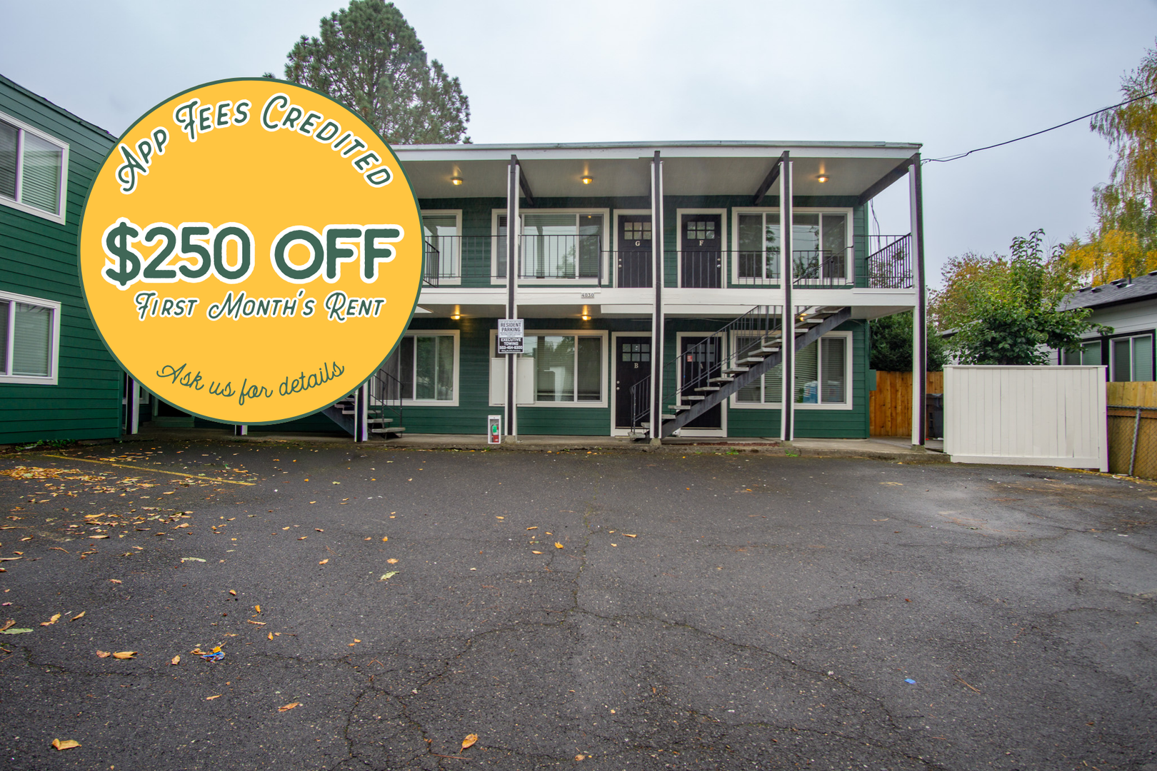 Portland Apartment: 4030 SE Holgate Blvd #H