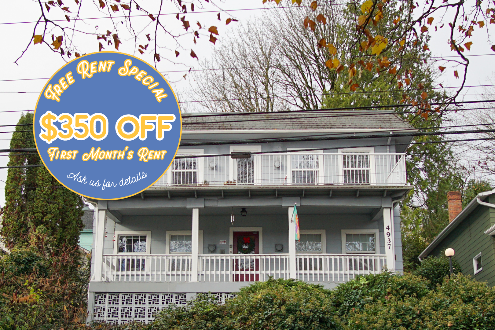 Portland Apartment: 4937 S Corbett Ave #5