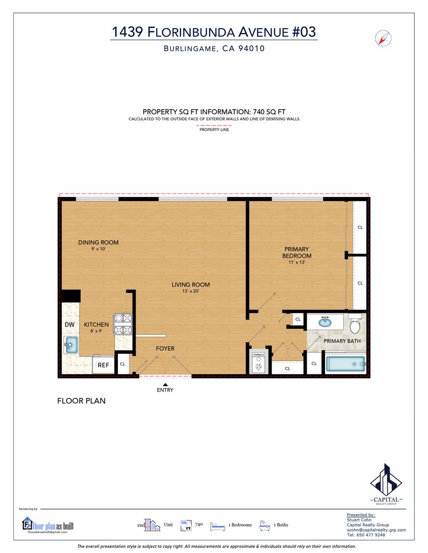 Burlingame Apartment: 1439 Floribunda Avenue