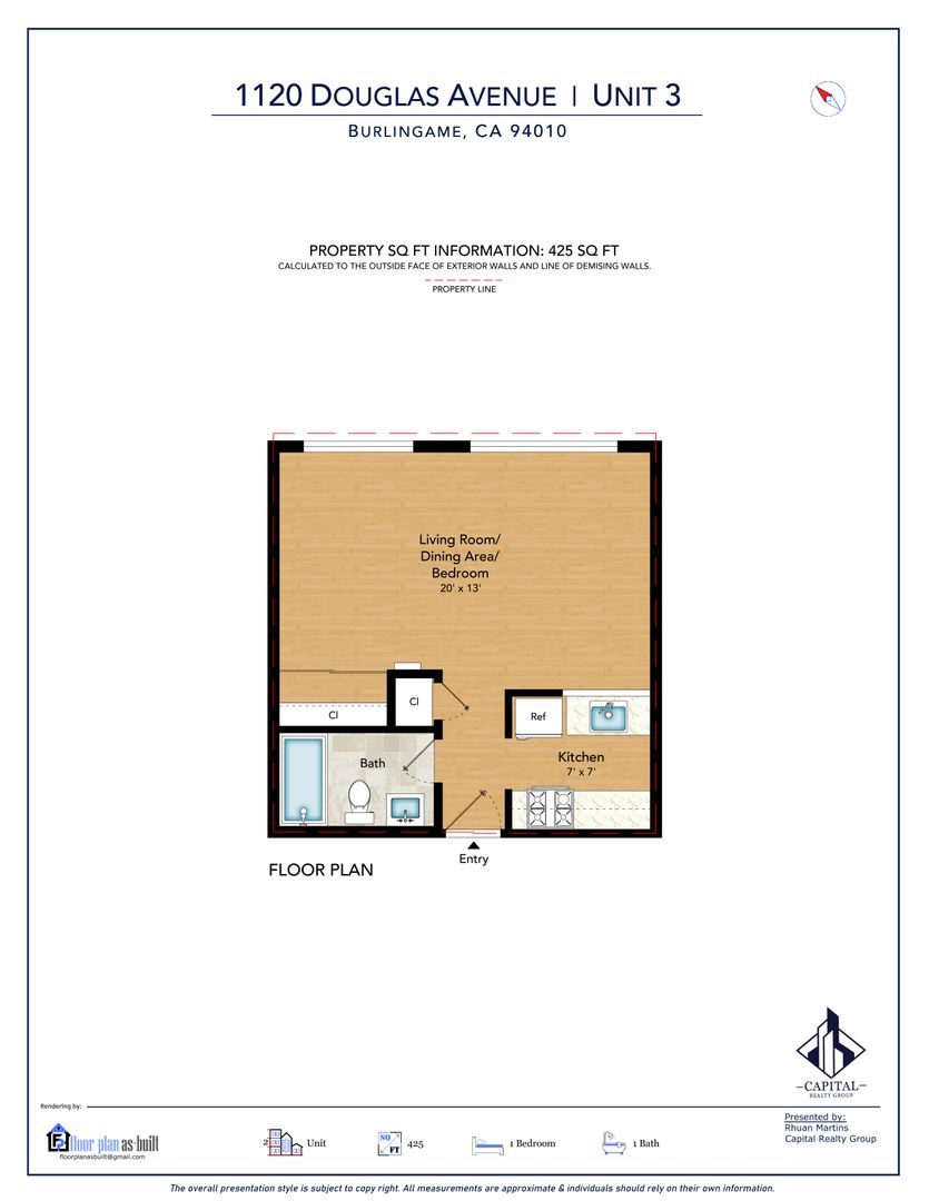 Burlingame Apartment: 1120 Douglas Avenue