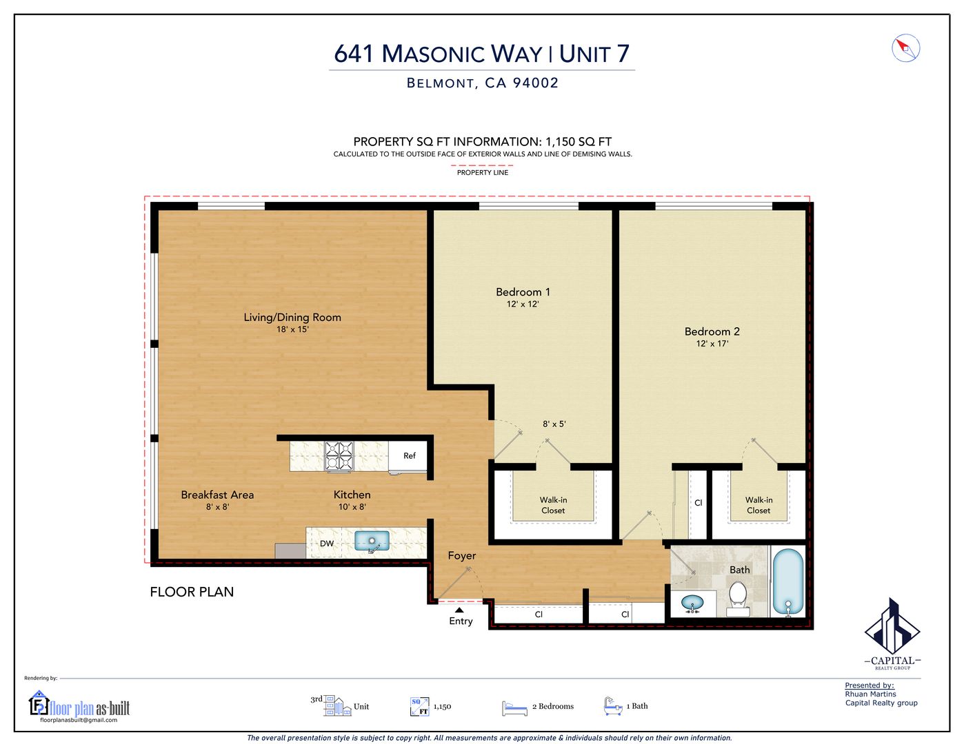 Belmont Apartment: 641 Masonic Way