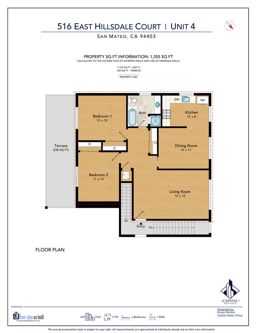 San Mateo Apartment: 516 E. Hillsdale Court