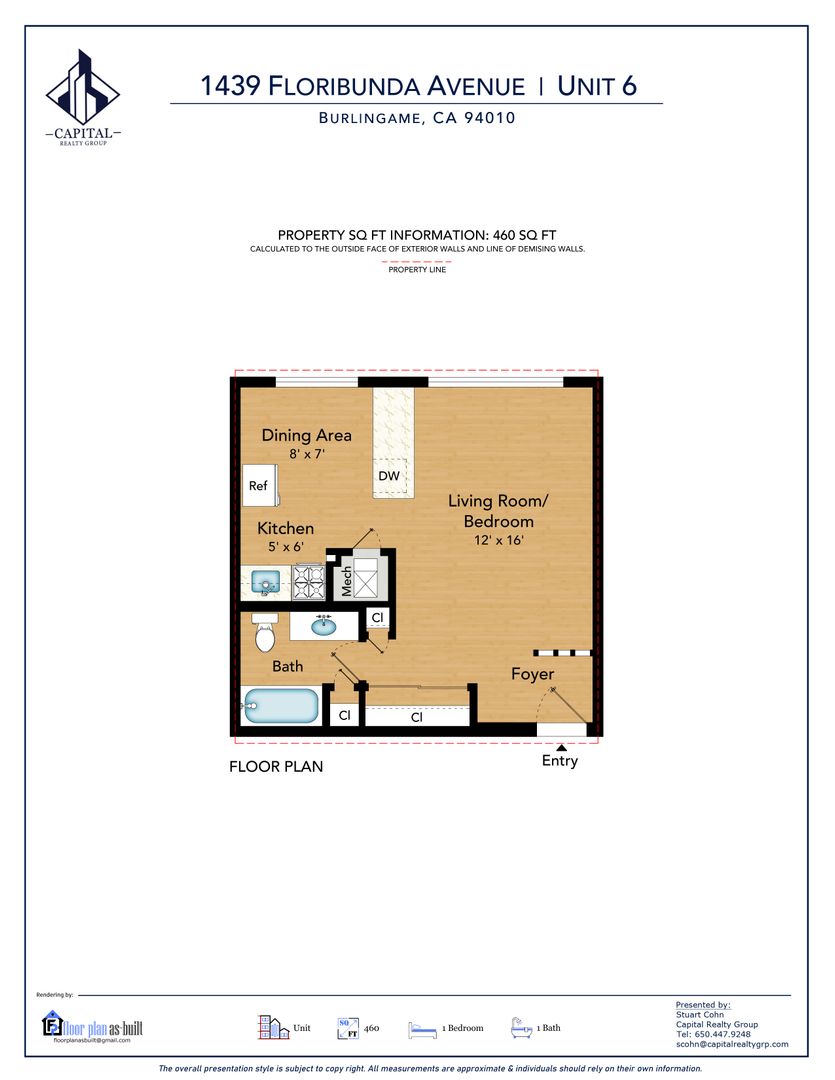Burlingame Apartment: 1439 Floribunda Av.