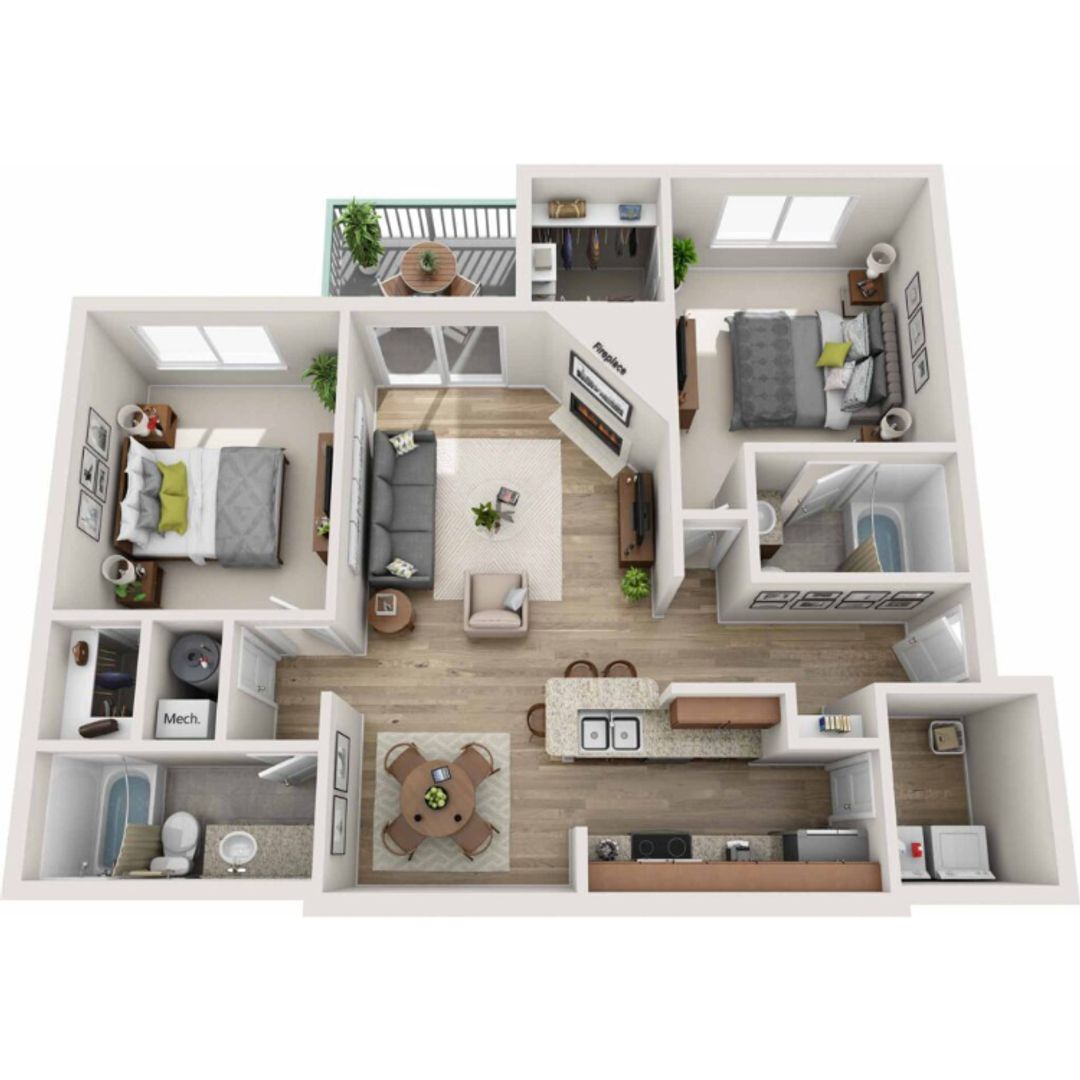 Columbus Apartment: 99 Antelope Way