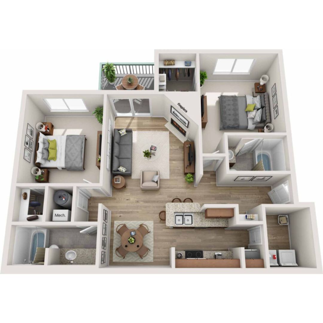 Columbus Apartment: 99 Antelope Way