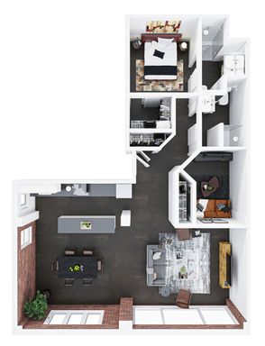 Luxury Industrial Downtown Loft – photo 1