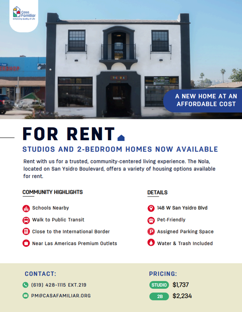 San Ysidro Apartment: 148-152 W San Ysidro Boulevard