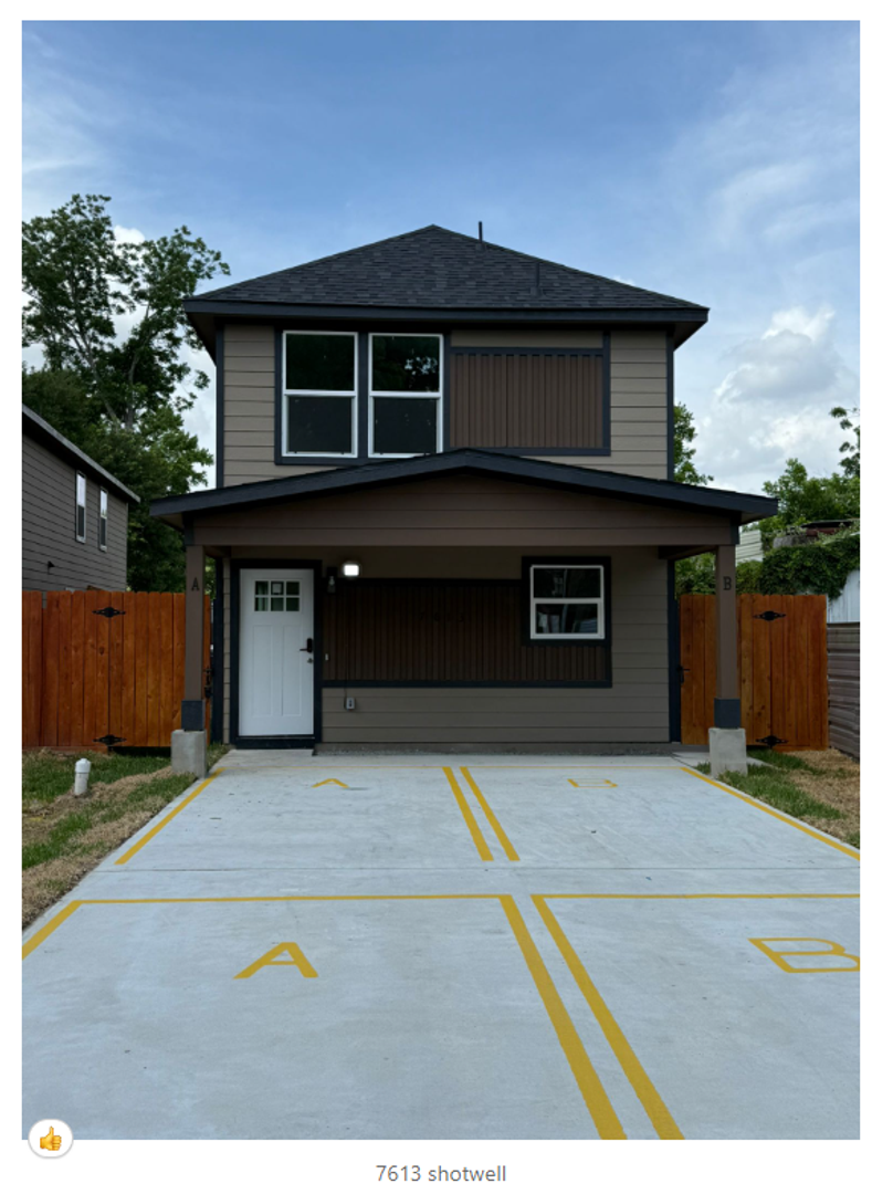 Houston House: 7613 Shotwell St, Unit B