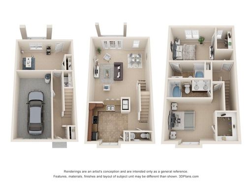 The Keswick - 2 Bedroom Townhome – photo 1
