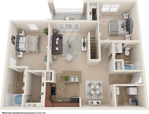 The Greencroft - 2 Bedroom with Attached Garage – photo 1