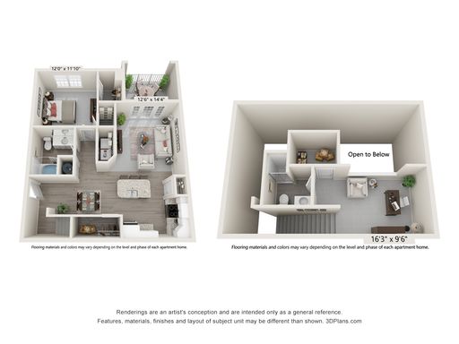 The Augusta - 1 Bedroom with Loft – photo 1