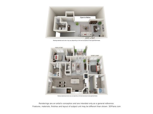 The Highland - 2 Bedroom with Loft – photo 1