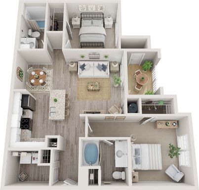The Fincastle - 2 Bed 2 Bath