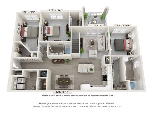 The Shenandoah - 3 Bedroom with Attached Garage – photo 1